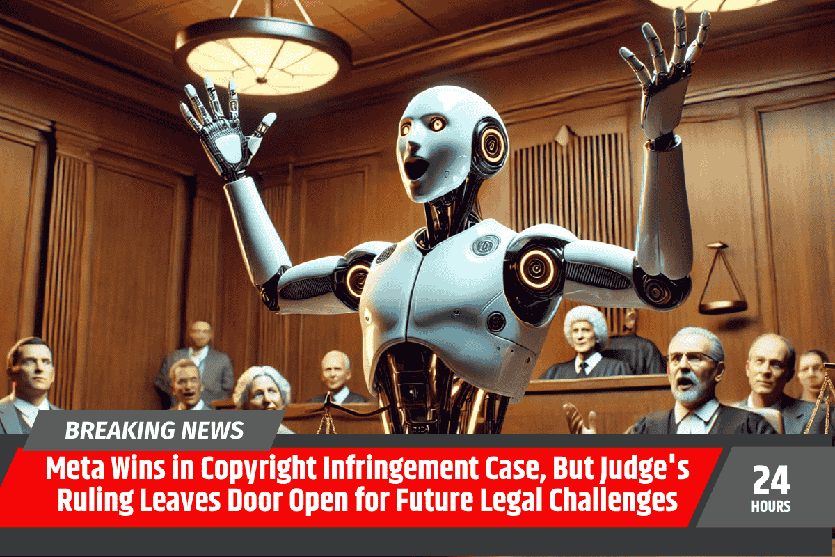 Meta Wins in Copyright Infringement Case, But Judge's Ruling Leaves Door Open for Future Legal Challenges